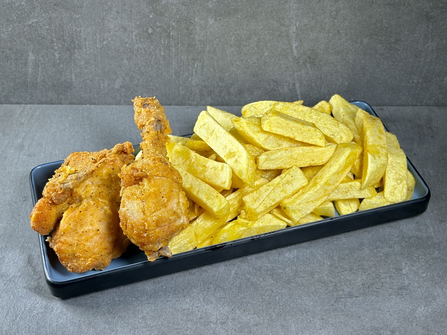 Trident southern fried chicken and chips