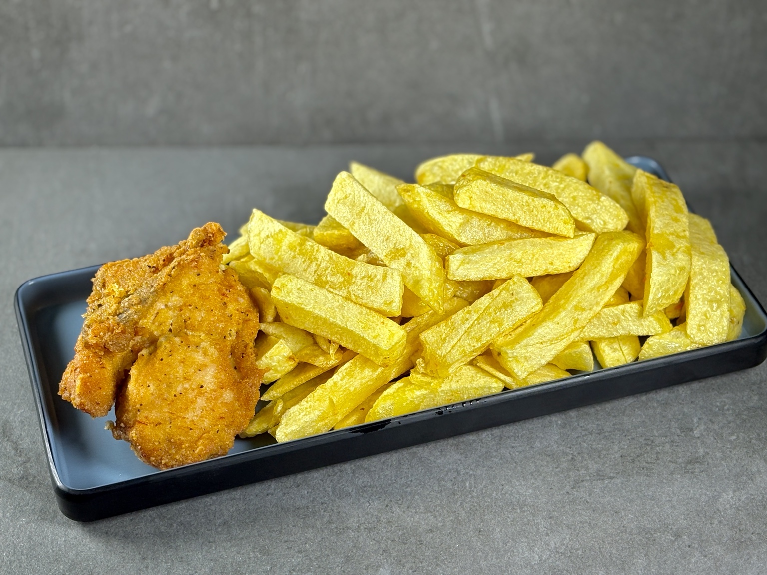 Trident fried chicken and chips meal